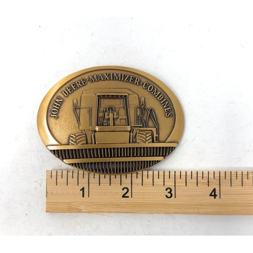 Vintage 1991 John Deere Maximizer Combines‎ Farming Tractors Belt Buckle